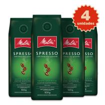Kit Café Melitta Spresso Grão - 4 Unidades 500g