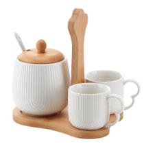 Kit Café Oásis (4 Peças) Branca