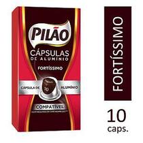 Kit café pilão nespresso 10 fortíssimo 30 cápsulas