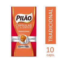 Kit café pilão nespresso 7 tradicional 50 cápsulas Kit café pilão nespresso 7 tradicional 50 cápsulas