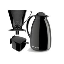 Kit café prático 3pcs - Preto- Unitermi Ref.81120