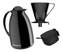 Kit Café Prático Unitermi 650ml Preto Kit Café Prático Unitermi 650ml Preto
