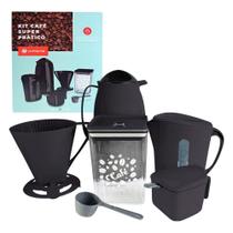 Kit Café Super Prático Com 6 Peças Preto