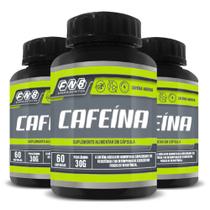 Kit Cafeína 200mg 3x 60 Capsulas FNB Sports - Flora Nativa