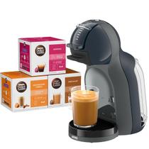 Kit Cafeteira Dolce Gusto Mini Me 2.0 Cinza Chumbo + 30 cápsulas