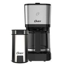 Kit Cafeteira Inox 1,2L E Moedor De Café Oster 110V Kit Cafeteira Inox 1,2L E Moedor De Café Oster 110V