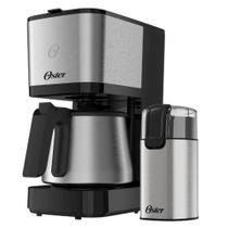 Kit Cafeteira Jarra Inox 1,2L e Moedor de Café Elétrico Inox Kit Cafeteira Jarra Inox 1,2L e Moedor de Café Elétrico Inox