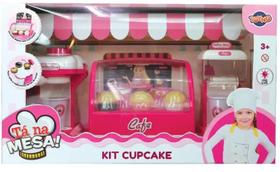 Kit cafeteria com cupcakes pilha 4pc flf toyng