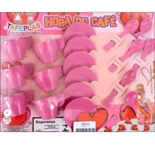 Kit Cafezinho Com 18 Peças Infantil De Brinquedo - Infantil Faz de Contas conta Kit Cafezinho Com 18 Peças Infantil De Brinquedo - Infantil Faz de Contas conta