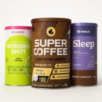 KIT Caffeíne Army Super Coffe + Koala Sleep + Morning Shot