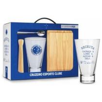 Kit Caipirinha 4 Peças Time Cruzeiro Presente Torcedor Brasfoot Kit Caipirinha 4 Peças Time Cruzeiro Presente Torcedor Brasfoot
