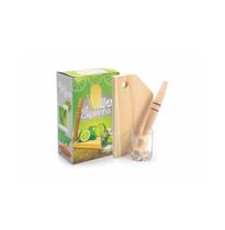 Kit Caipirinha Bar Drinks 3 peças Copo vidro, Tábua, Socador