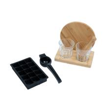 Kit Caipirinha C/ Espremedor E Forma Gelo 7 Pç Preto Oikos Kit Caipirinha C/ Espremedor E Forma Gelo 7 Pç Preto Oikos