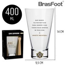 Kit Caipirinha Copo 400ML e Macerador Socador Drink Bebidas - Presente Dia Dos Pais Kit Caipirinha Copo 400ML e Macerador Socador Drink Bebidas - Presente Dia Dos Pais
