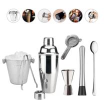 Kit Caipirinha Profissional Coqueteleira 500ml 7 Peças Inox