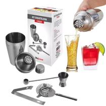 Kit Caipirinha Profissional Coqueteleira 550ml 5 Peças Inox 89367KIT Kit Caipirinha Profissional Coqueteleira 550ml 5 Peças Inox 89367KIT