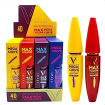 Kit Caixa 12 Máscaras De Cílios 4d Rímel Volume Mega Vivai
