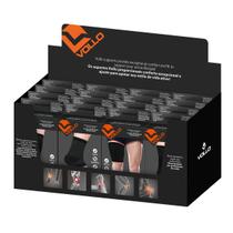 Kit Caixa 24 Suportes Elásticos Esportivos Fibra Bambu Joelheiras Tornozeleiras Coxais Vollo