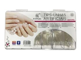 Kit Caixa 500 Unhas Postiças Efeito Natural Transparente Tamanho normal Manicure Fan Nails Kit Caixa 500 Unhas Postiças Efeito Natural Transparente Tamanho normal Manicure Fan Nails