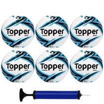 Kit Caixa 6 Bolas Campo Topper + 1 Bomba de Ar Kit Caixa 6 Bolas Campo Topper + 1 Bomba de Ar