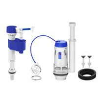 Kit Caixa Acoplada Completo Saída Dual Flush 3x1 Acionador Cromado Kit Caixa Acoplada Completo Saída Dual Flush 3x1 Acionador Cromado
