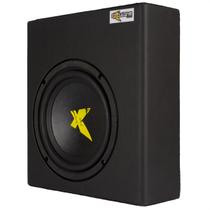 Kit Caixa Amplificada Mini Slim Exclusive 200wrms + Cabo Rca