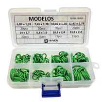 Kit Caixa Anel De Vedação Oring Ar Cond Automotivo 145 Peças