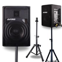 Kit caixa at 8-150w + suporte pedestal mxt