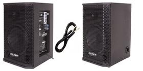 Kit Caixa Ativa + Passiva 8" 150W SAGA USB BT CABO