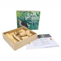 Kit Caixa Com 5 Apitos Que Reproduzem Sons De Aves - New Art