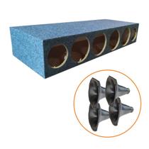 Kit caixa corneteira 4 drivers 2 tw curta grafite + 4 cornetas Kit caixa corneteira 4 drivers 2 tw curta grafite + 4 cornetas