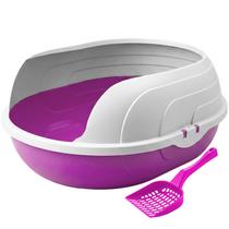 Kit Caixa De Areia Prime Com Pá Higiênica Cães E Gatos Bandeja Com Arco Kit Caixa De Areia Prime Com Pá Higiênica Cães E Gatos Bandeja Com Arco