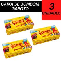 Kit Caixa De Bombom - GAROTO - 3un
