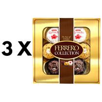 Kit Caixa De Chocolate Ferrero Collection 3 cx c/ 7un cada