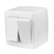 Kit Caixa de Sobrepor Com 2 Interruptores Paralelo 10A 250V Linha Box Ilumi