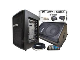 Kit caixa de som 8" 150w datrel bluetooth profissional Kit caixa de som 8" 150w datrel bluetooth profissional