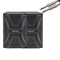 KIT Caixa de Som Acústica Ativa 15" Oneal OPB-1315R + Caixa de Som Acústica Passiva 15" Oneal OB-1315R + Cabo P10 KIT Caixa de Som Acústica Ativa 15" Oneal OPB-1315R + Caixa de Som Acústica Passiva 15" Oneal OB-1315R + Cabo P10