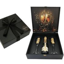 Kit Caixa Espumante Chandon 375ml + Taça + Bombons Presente