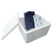 Kit Caixa Isopor 1,5L Litro e 1 Gelo 200ml e 2 Gelo 45g Parede Simples