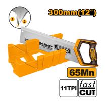 Kit caixa meia esquadria com serrote hmbsb30062 costas 12 11tpi ingco