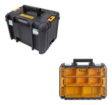 Kit Caixa Organizador Ferramentas Profunda Transparente - DeWalt