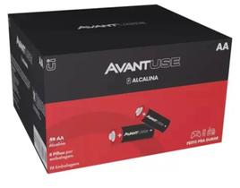 Kit caixa pilhas aa alcalinas avant - 12 blisters c/4 totalizando 48 pilhas pequenas Kit caixa pilhas aa alcalinas avant - 12 blisters c/4 totalizando 48 pilhas pequenas