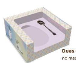 Kit caixa practice c/ visor (100g) pascoa cute - pct c/ 10 unidades ideia embalagens