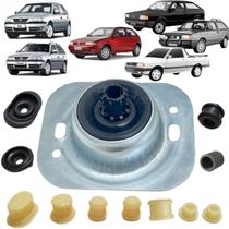 Kit caixa rótula torre + bucha reparo trambulador alavanca câmbio gol parati saveiro santana voyage g1 g2 g3 (5 marchas)