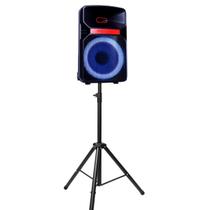 Kit Caixa Som Amplificada Xc812T Polyvox Bluetooth 600w Tripé de Caixa Kit Caixa Som Amplificada Xc812T Polyvox Bluetooth 600w Tripé de Caixa