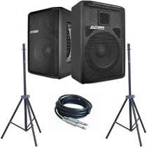 Kit Caixa Som Ativa Usb Bluetooth + Passiva 500W Rms Datrel