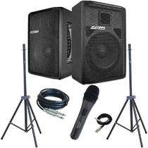 Kit Caixa Som Ativa Usb Bluetooth + Passiva 500W Rms Datrel