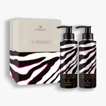 Kit Caixa Style Pleasures Sabonte Líquido e Hidratante Desodorante Corporal 200ml Mahogany