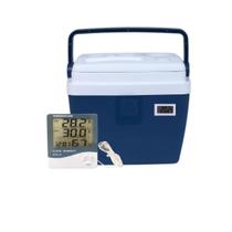 Kit Caixa Térmica 12 Eps Com Termômetro Digital Termo Higrômetro Lcd HTC 2