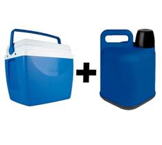 kit Caixa Térmica 34 Litro Com Garrafão 5 Litros - MOR
